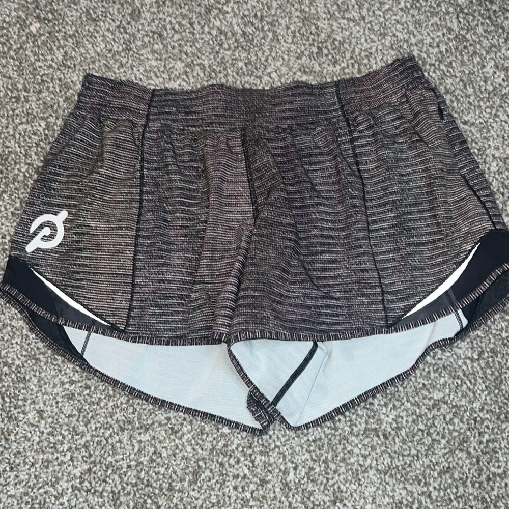 lululemon x peloton hotty hot shorts